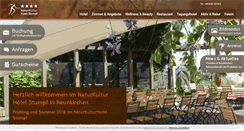 Desktop Screenshot of hotel-stumpf.de